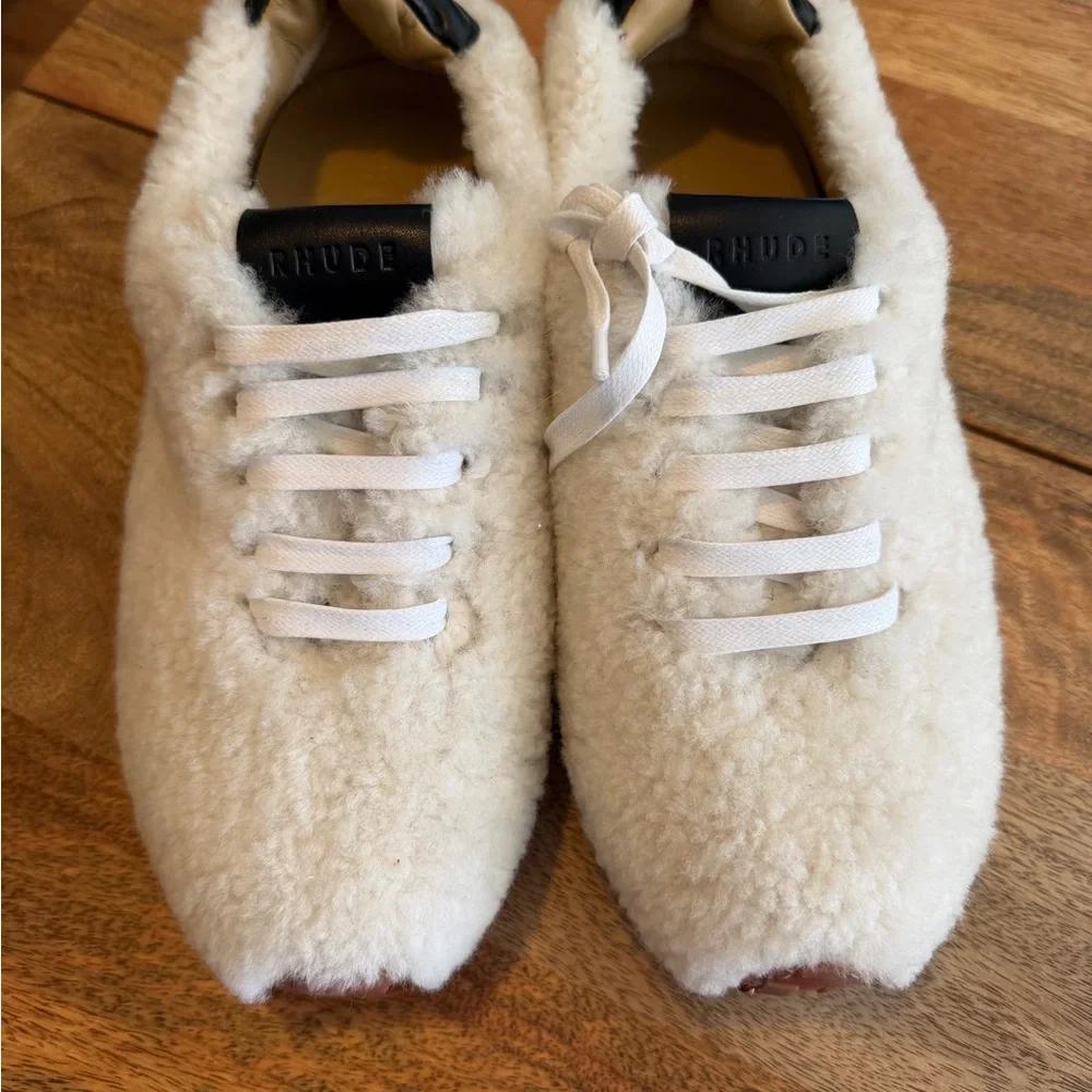 Rhude Sherpa Runner Fleece Loafers - Picture 3 of 7